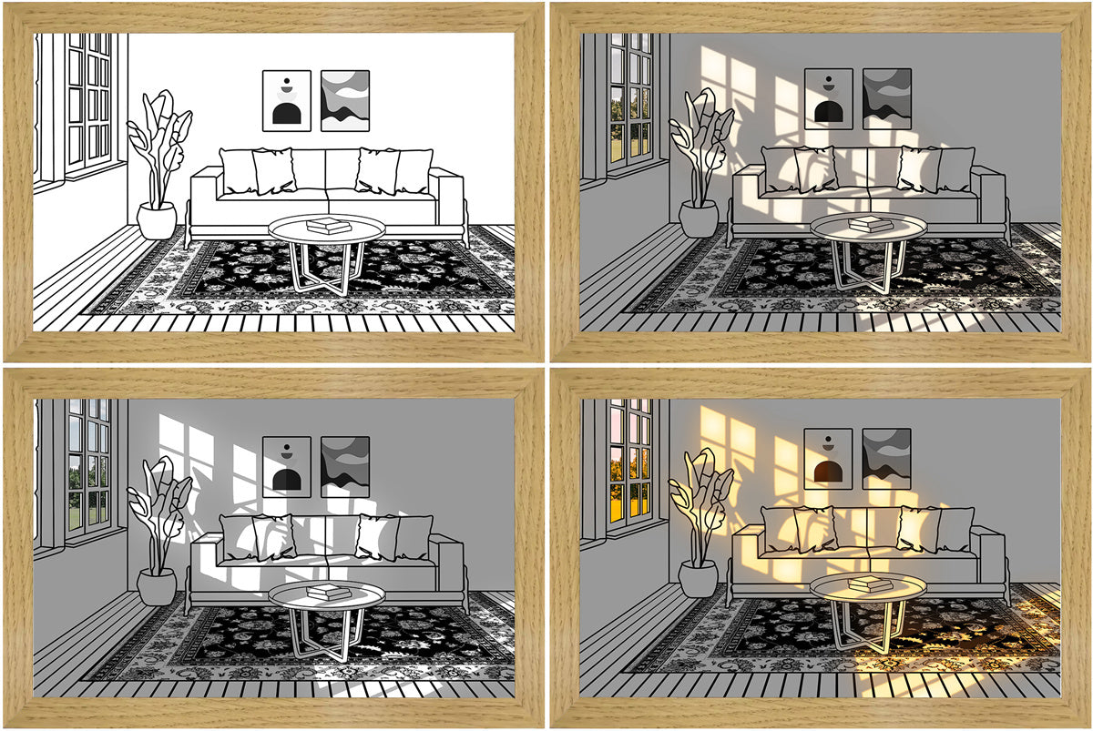 LED Illuminated Picture Night Light – Creative Bedside Decor