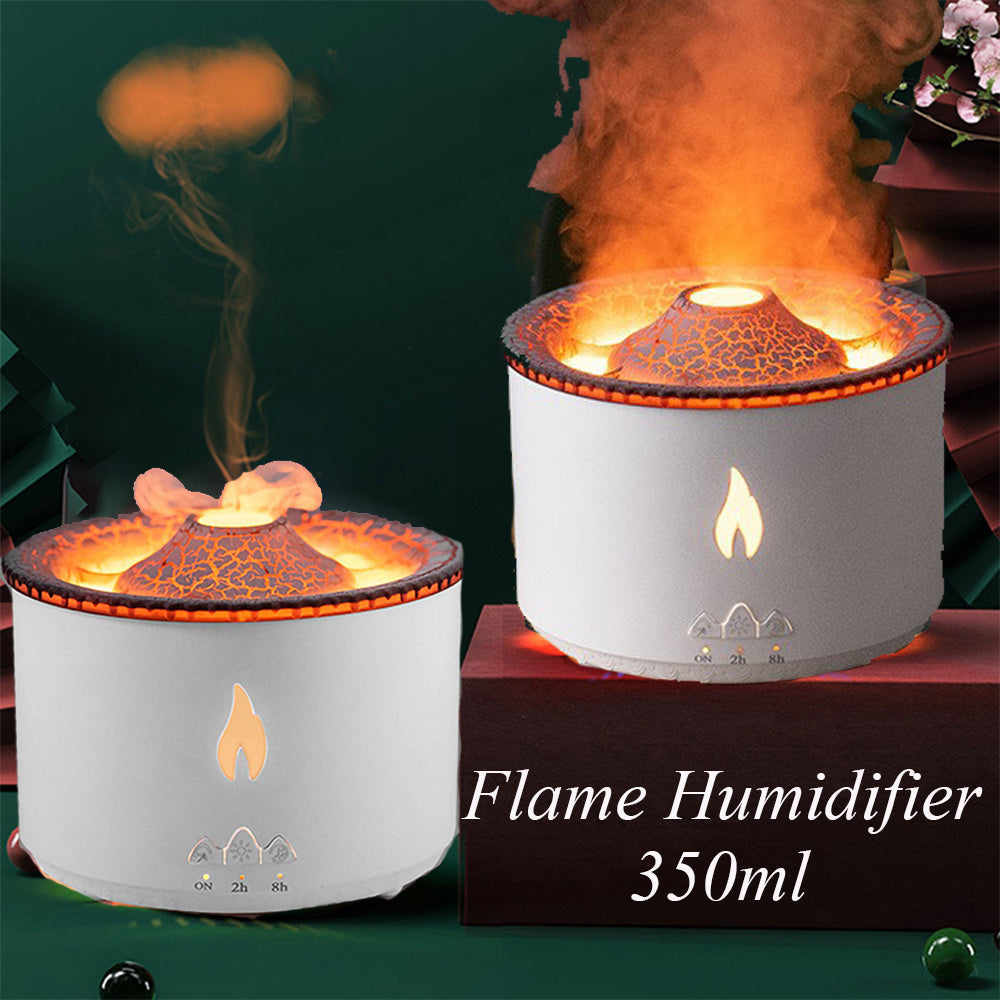 Ultrasonic Volcano Essential Oil Humidifier & Aromatherapy Diffuser