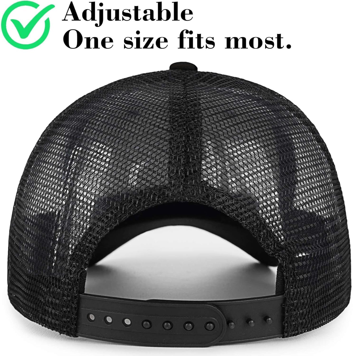 American Fish Flag Trucker Hat, Fishing Gifts for Men, Snapback Fishing Hat Perfect for Fishing and Daily Use