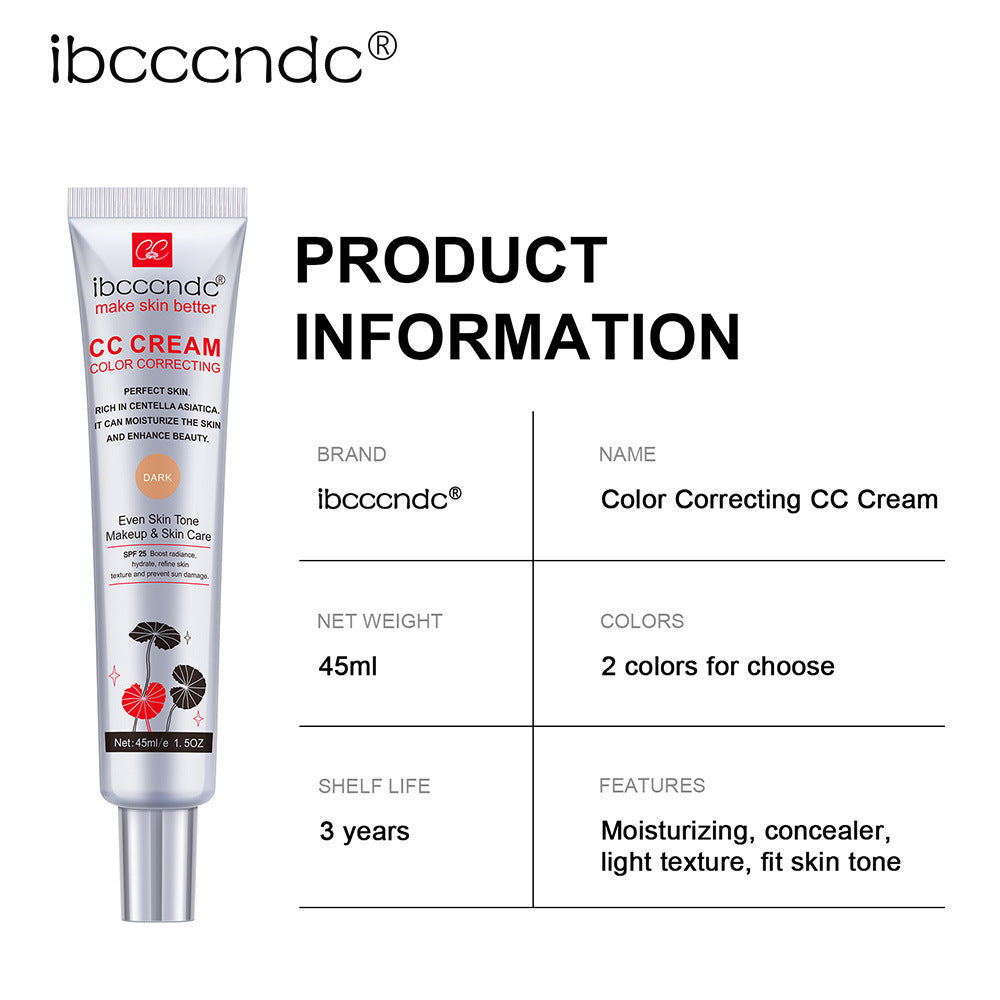 Moisturizing CC Cream – Long-Lasting, Waterproof & Protective