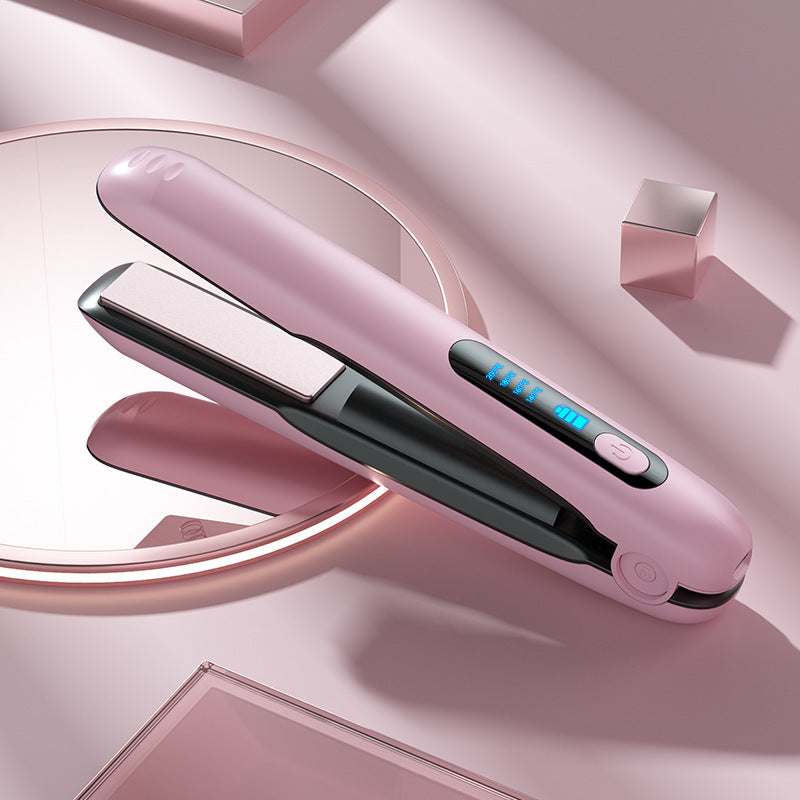 Wireless 2-in-1 Mini Hair Straightener & Curler USB