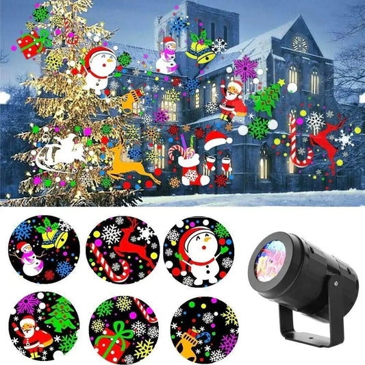Snowflake LED Christmas Party Projector Light