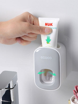 Wall-Mount Automatic Toothpaste Dispenser Set