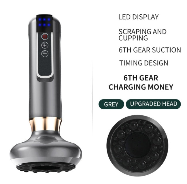 Electric Cupping Massager – Vacuum Gua Sha & Slimming Therapy