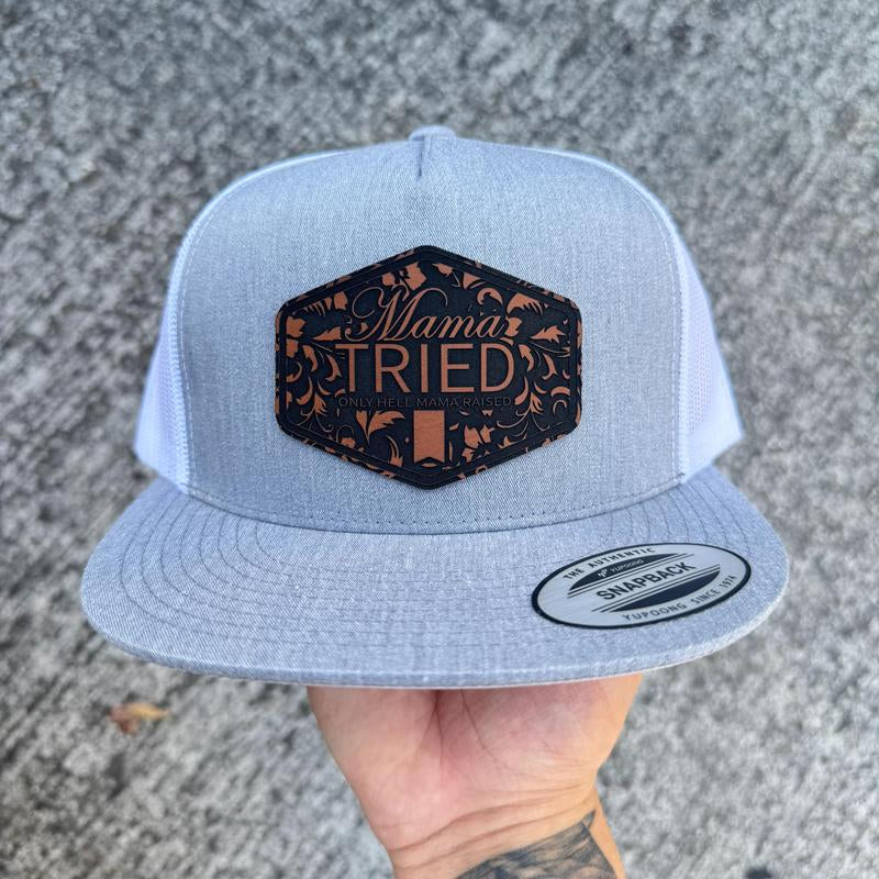 Mama Tried Snapback Trucker Hat Mesh Back - Multiple Hat Options