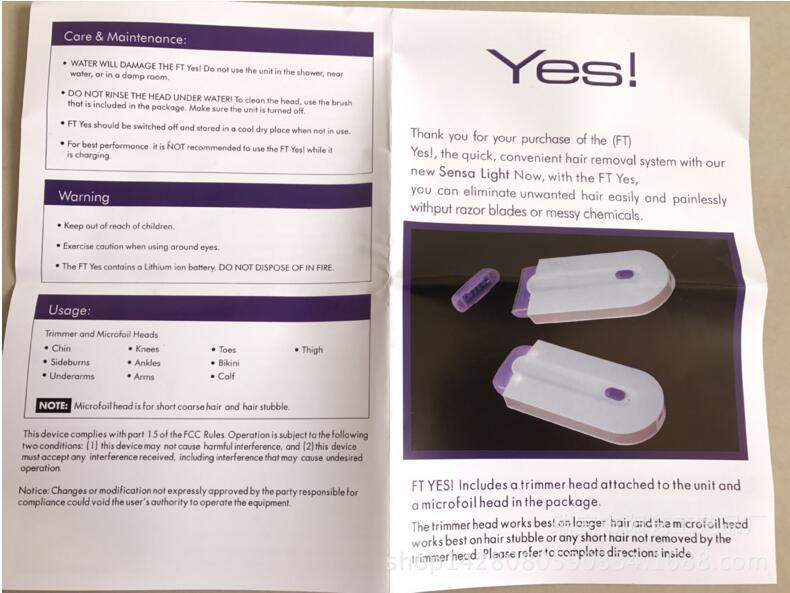 Ladies Mini Laser Hair Remover