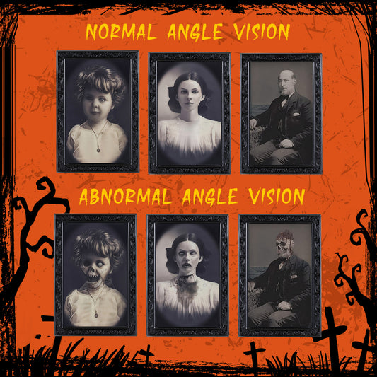 3D Changing Face Portrait – Spooky Halloween Horror Picture Frame Decoration