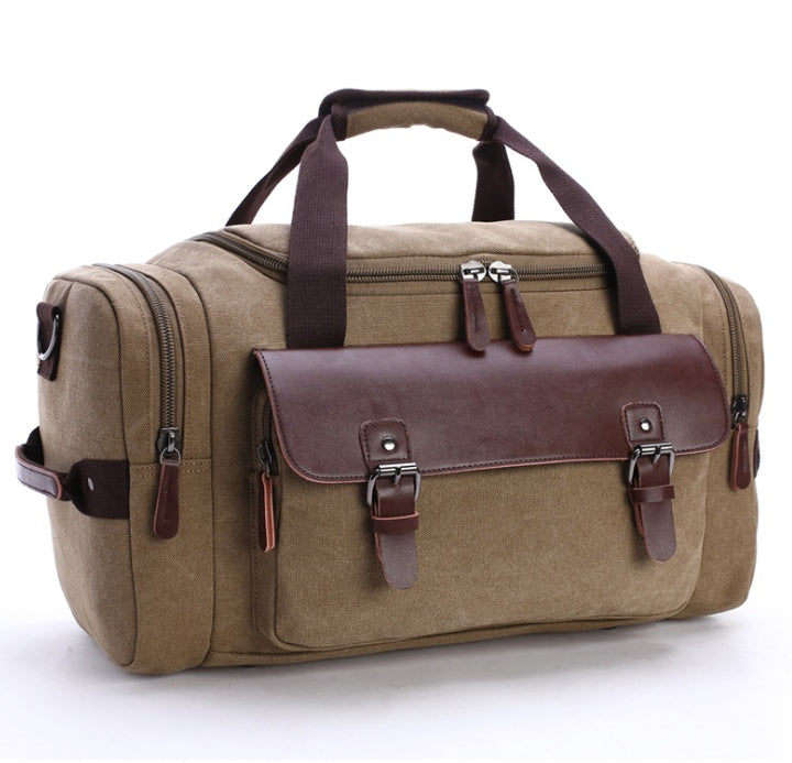 Large Canvas Travel & Student Shoulder Bag