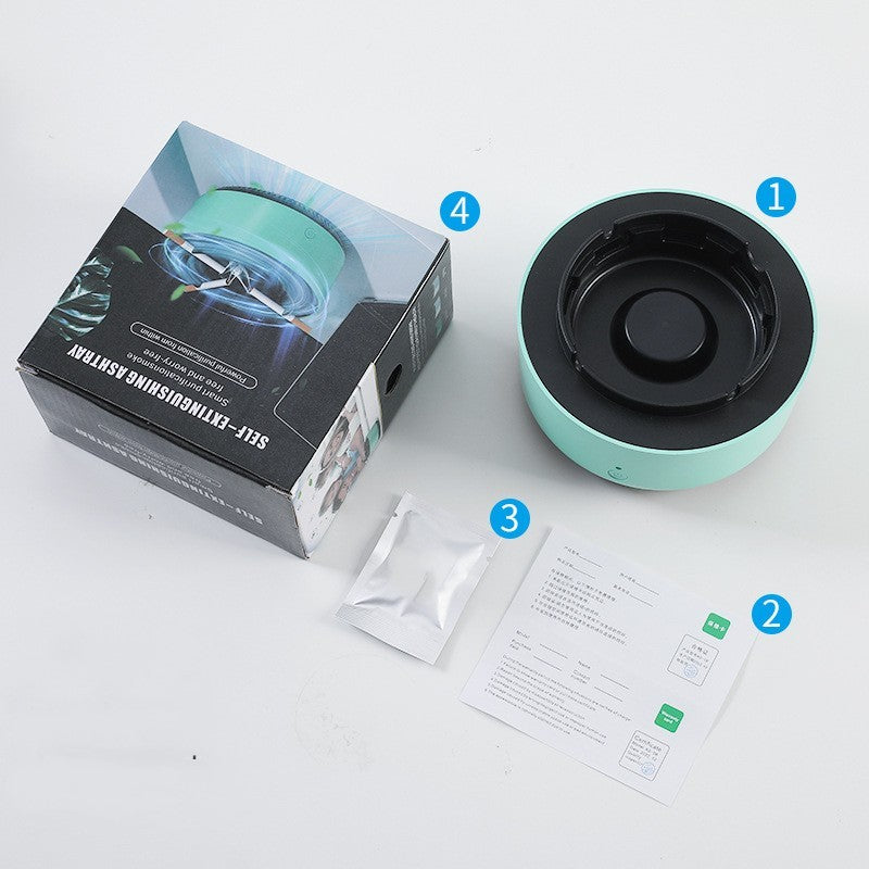 Portable Smoke-Removal Car Ashtray