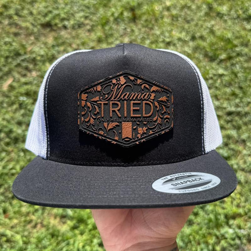 Mama Tried Snapback Trucker Hat Mesh Back - Multiple Hat Options