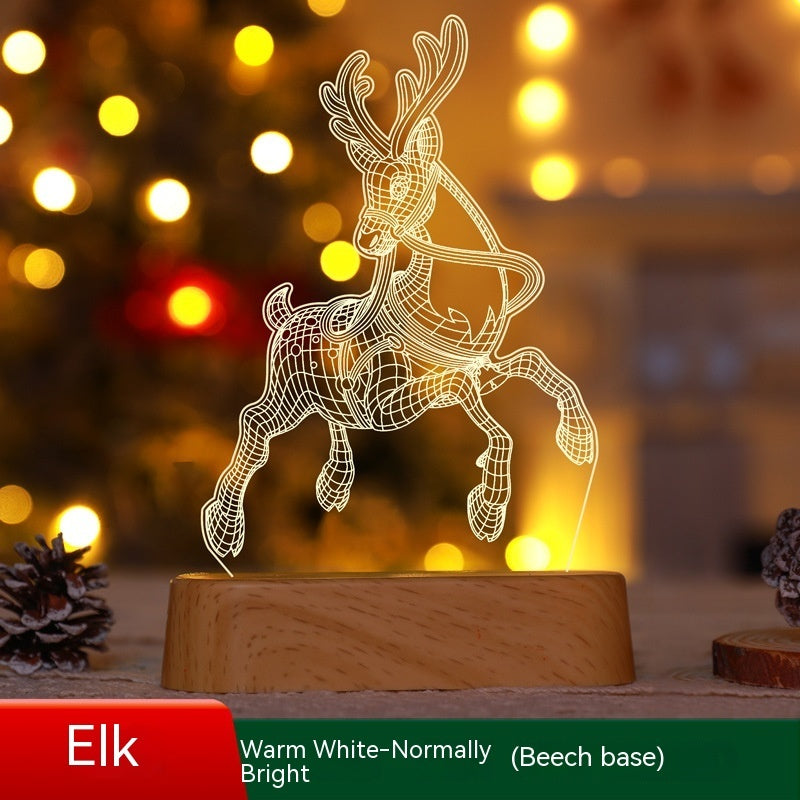 3D Acrylic LED Christmas Night Light