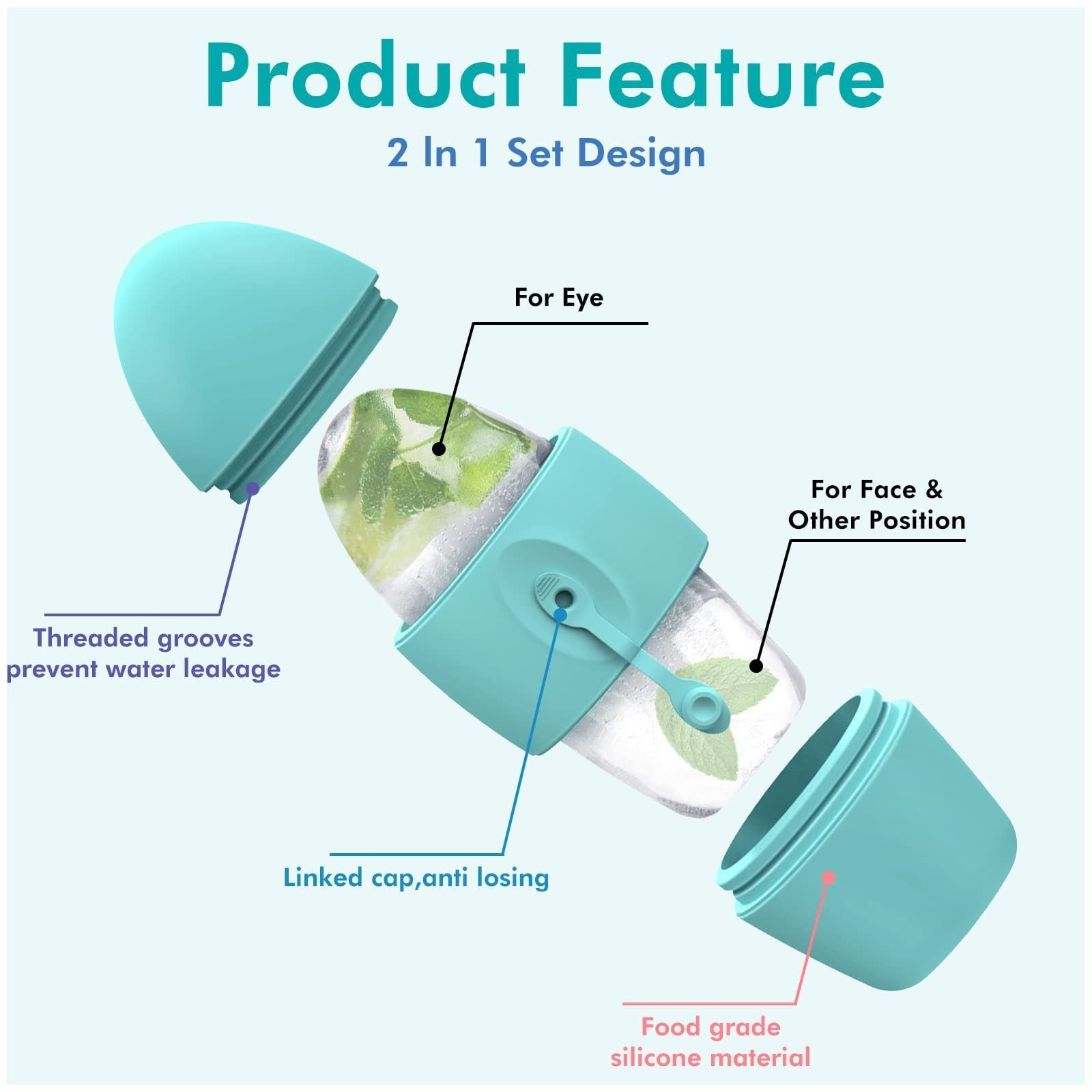 Silicone Ice Face Roller