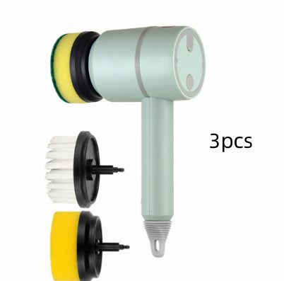 Electric 4-in-1 Rechargeable Cleaning Brush – Kitchen & Bathroom
