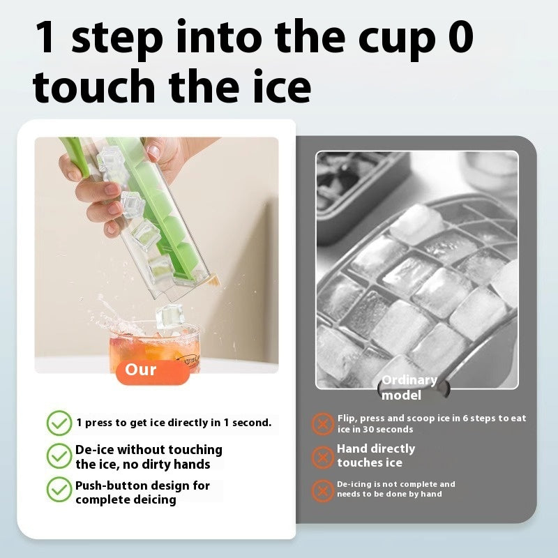Household Ice Cube Tray with Storage Box