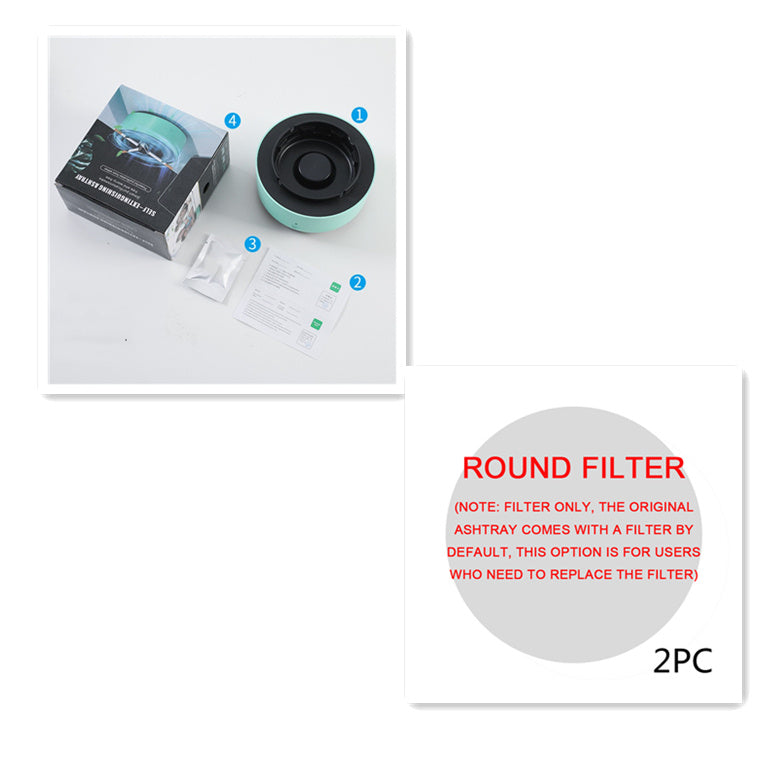 Portable Smoke-Removal Car Ashtray