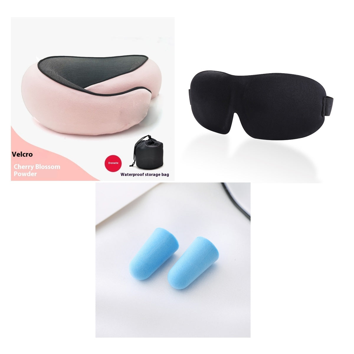 Durable U-Shaped Memory Foam Travel Neck Pillow
