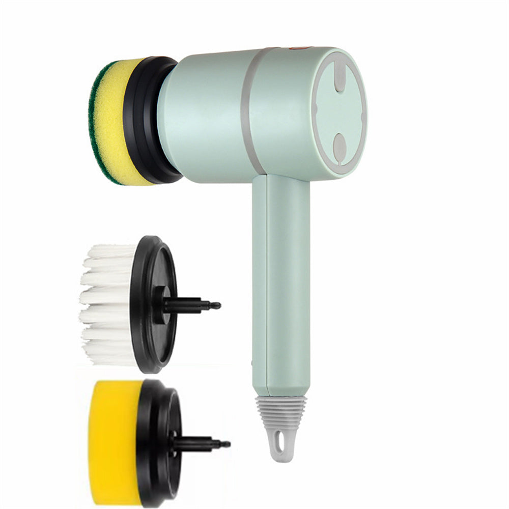 Electric 4-in-1 Rechargeable Cleaning Brush – Kitchen & Bathroom