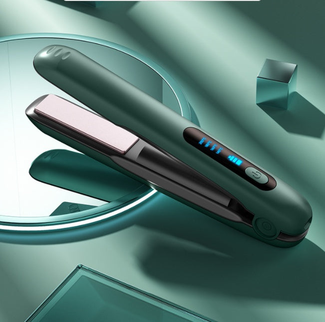 Wireless 2-in-1 Mini Hair Straightener & Curler USB