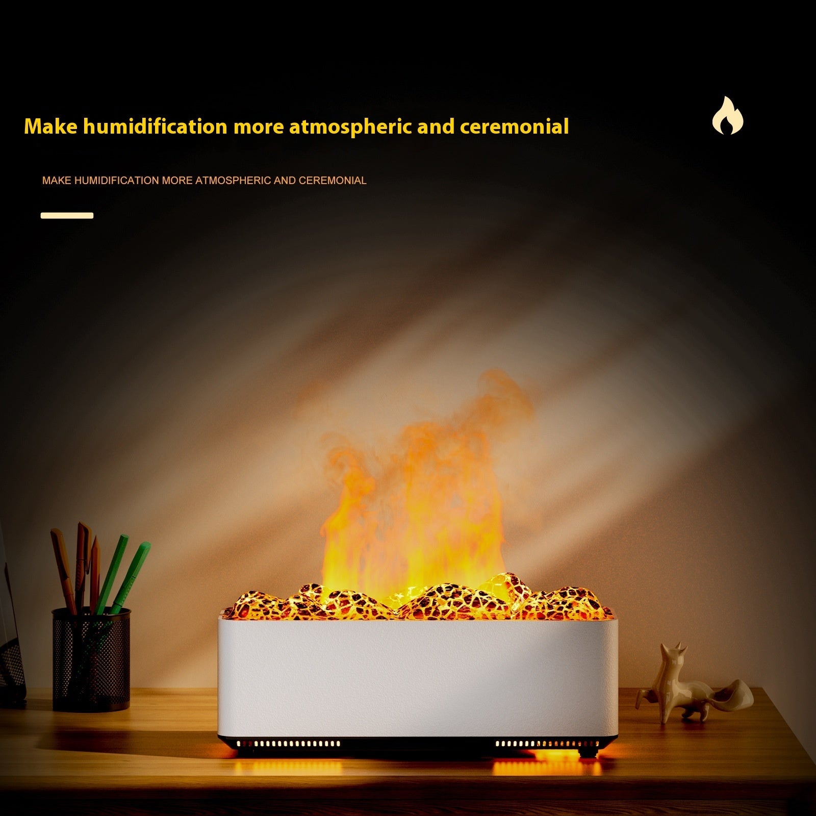 Volcano Ultrasonic Aromatherapy Diffuser – Home Humidifier & Decor