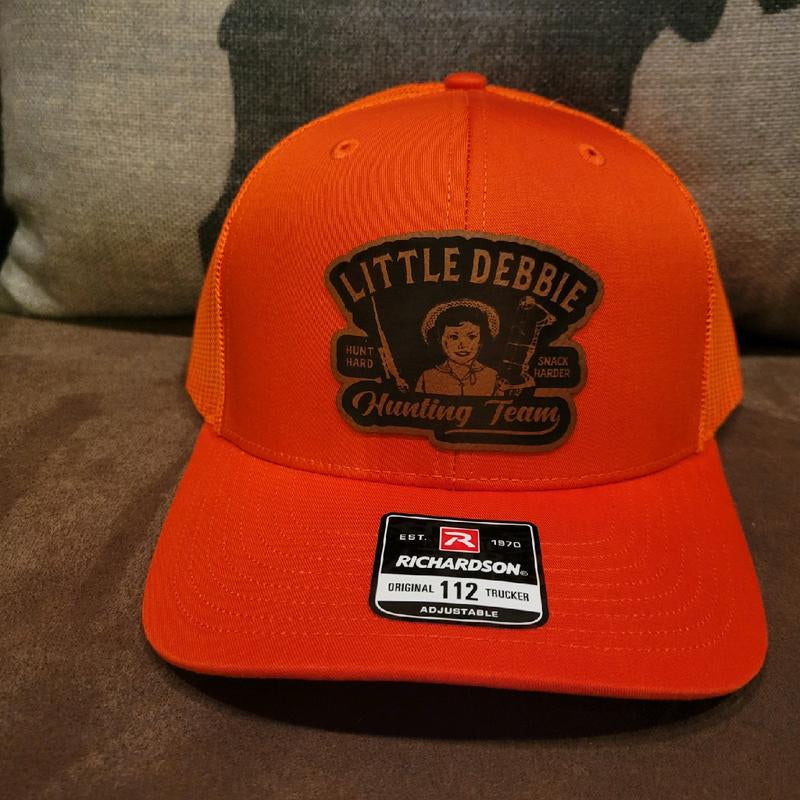 Little Debbie Hunting Team Hat Baseball Cap Richardson 112 Orange