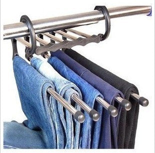 5-in-1 Multi-Functional Stainless Steel Clothes Hanger