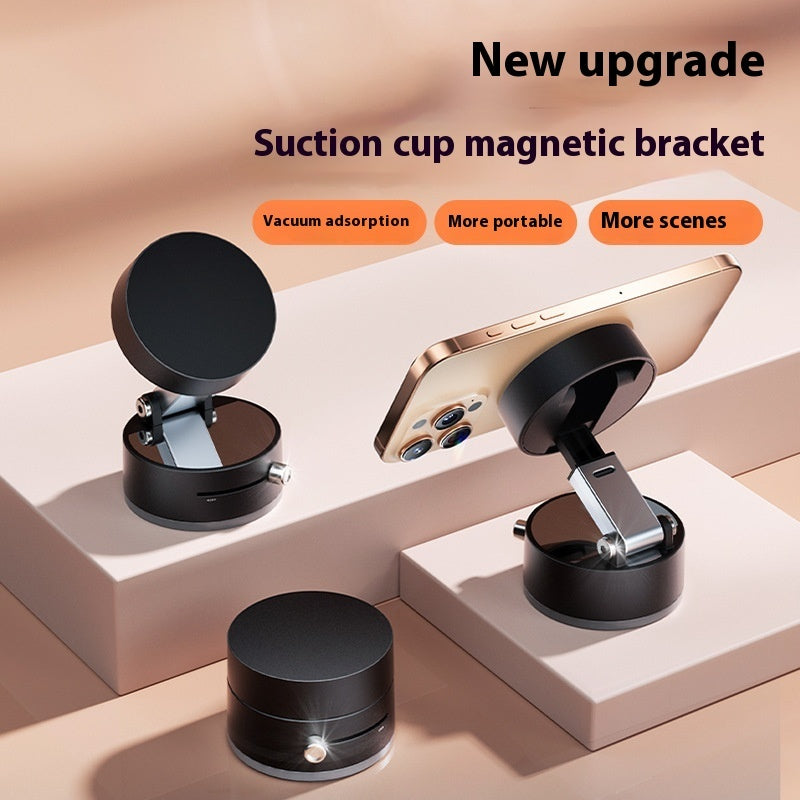 Foldable Magnetic Car Phone Holder – Suction Mount