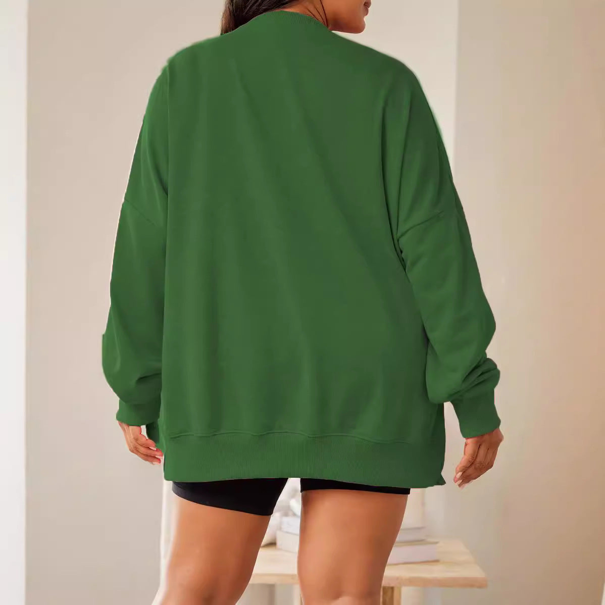 Women’s Christmas Sequined Long Sleeve Sweater