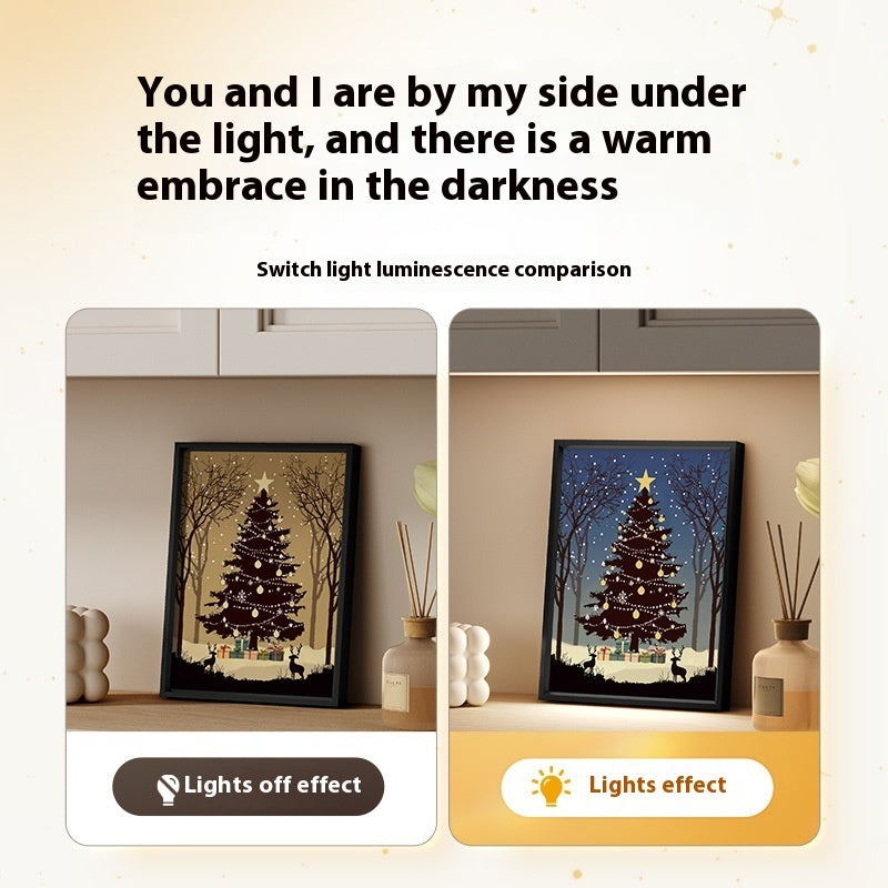 Luminous Christmas Tree Painting Bluetooth Speaker