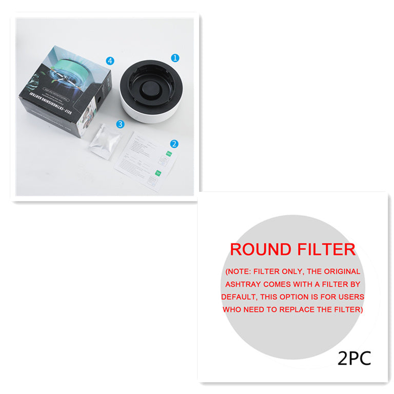 Portable Smoke-Removal Car Ashtray