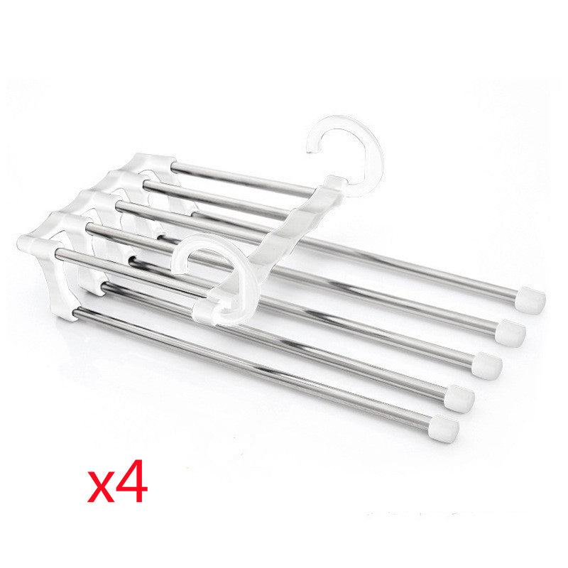 5-in-1 Multi-Functional Stainless Steel Clothes Hanger