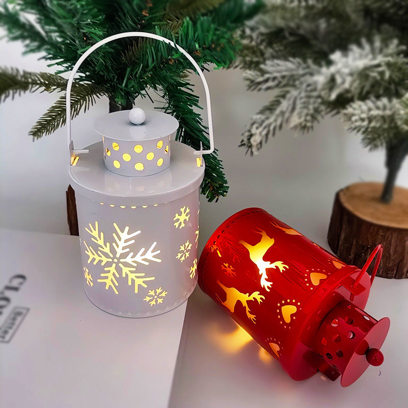 LED Christmas Candle Lantern Holiday Decoration