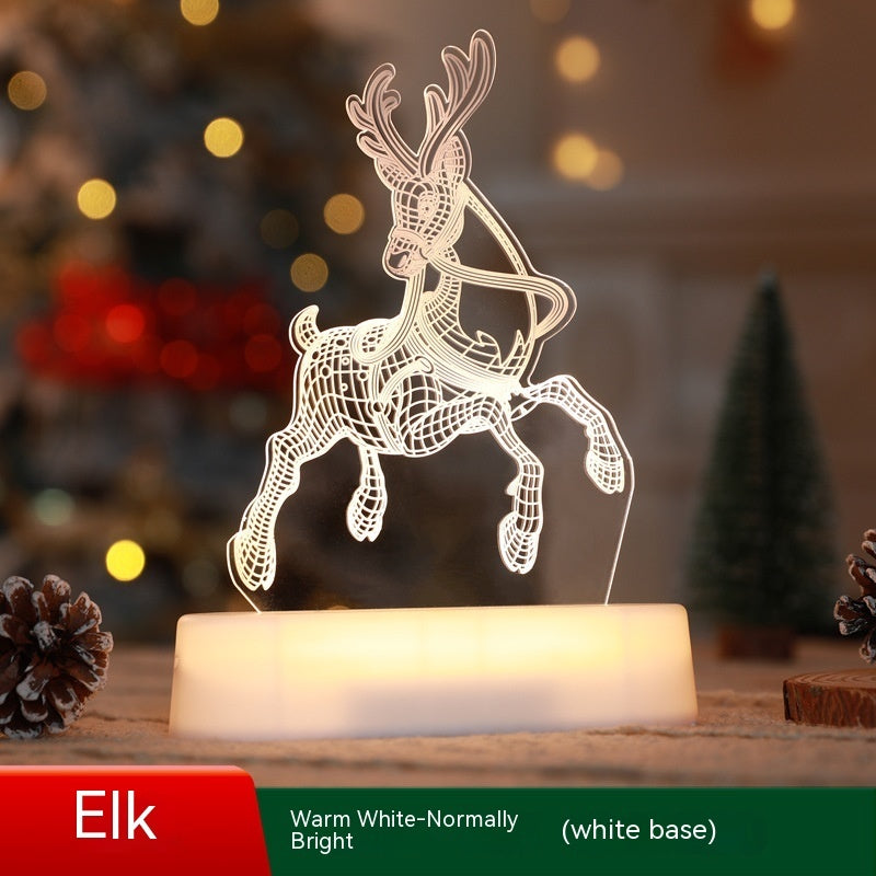 3D Acrylic LED Christmas Night Light