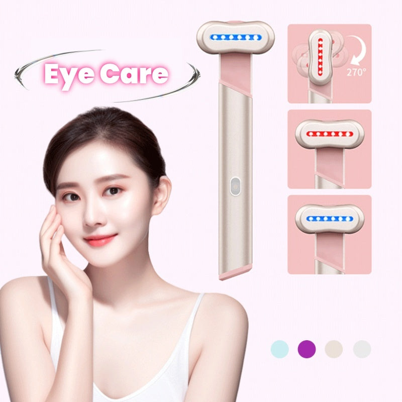Electric Eye Massager – 4 Colors Light Therapy & Warmth for Eye Care