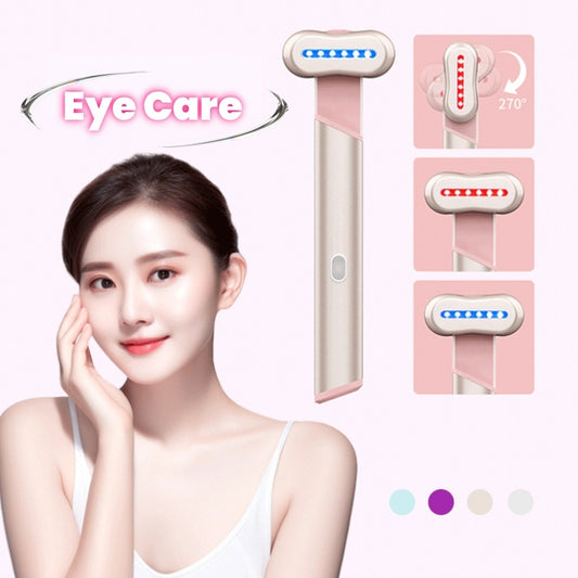 Electric Eye Massager – 4 Colors Light Therapy & Warmth for Eye Care