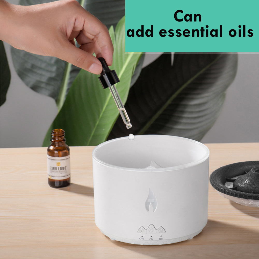 Ultrasonic Volcano Essential Oil Humidifier & Aromatherapy Diffuser