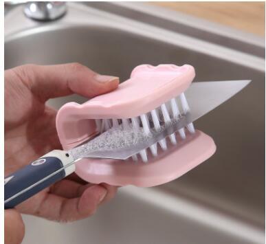 U-Shaped Knife & Cutlery Cleaning Brush