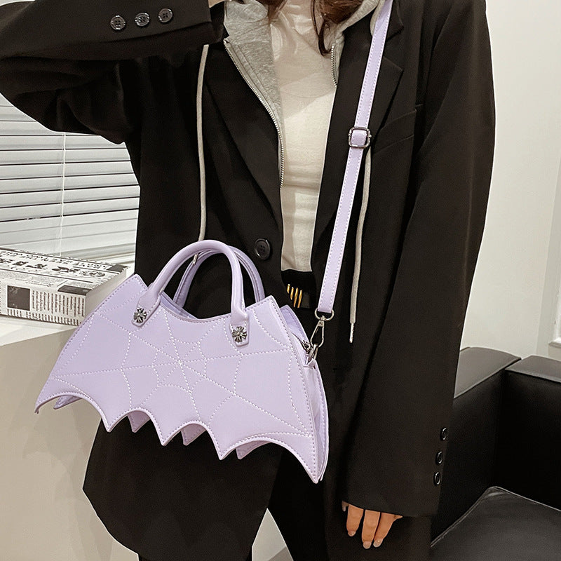 Halloween Spider Web Batgirl Crossbody Bag