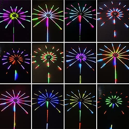 LED Firework Strip Lights – Music Sync Color-Changing Party Decor