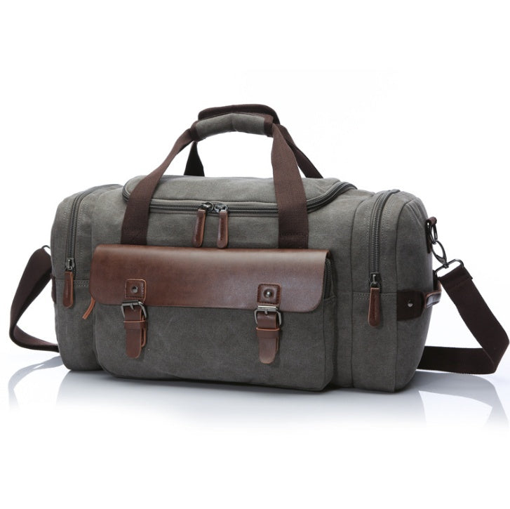 Large Canvas Travel & Student Shoulder Bag