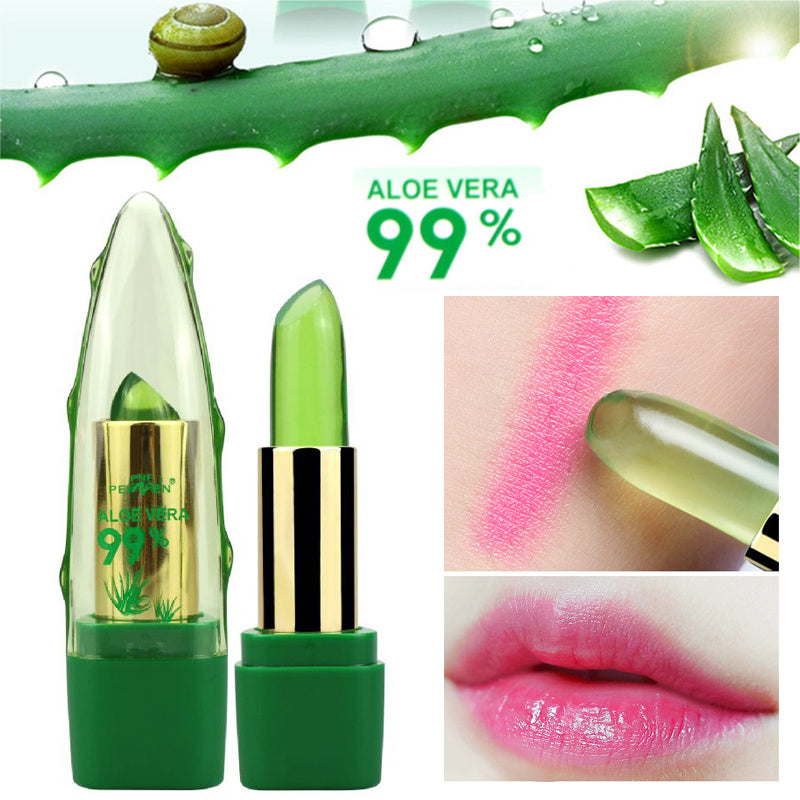 Aloe Vera Color-Changing Lip Gloss – Moisturizing & Anti-Dry Care