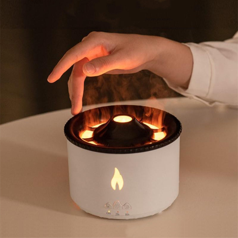 Ultrasonic Volcano Essential Oil Humidifier & Aromatherapy Diffuser