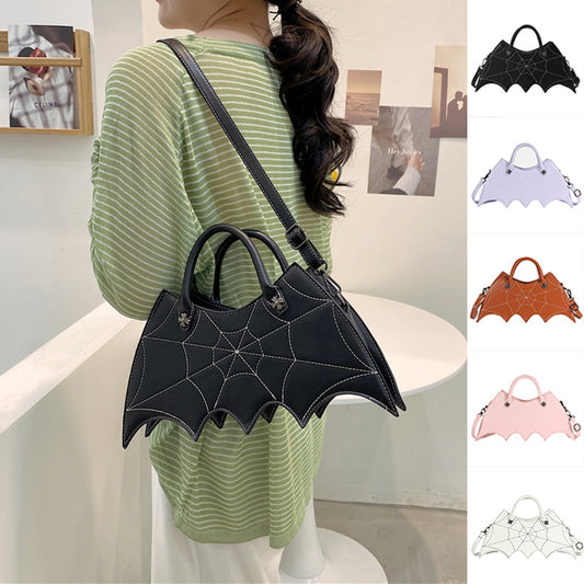 Halloween Spider Web Batgirl Crossbody Bag