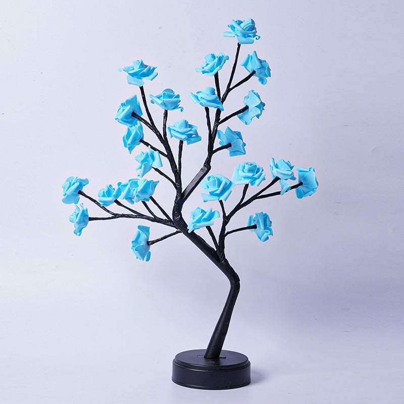 Flower Tree Rose USB Table Lamp Night Light