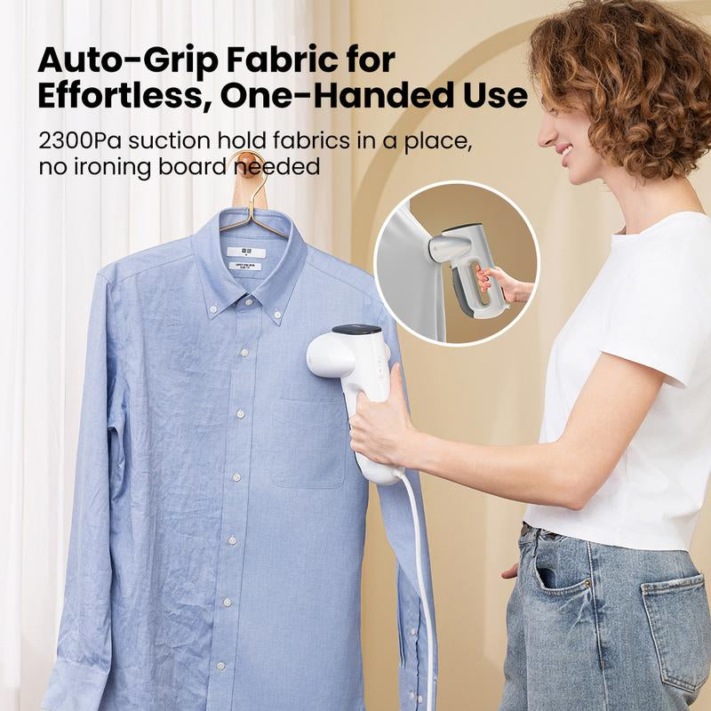Neakasa Magic 1 Vacuum Steamer-Handheld Travel Home Garment Steamer for Clothes, 2300Pa Suction for Clothes Grips, Steamer Iron 2 in 1.