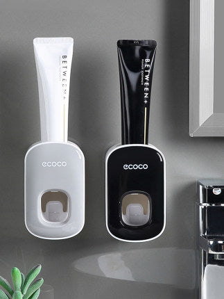 Wall-Mount Automatic Toothpaste Dispenser Set