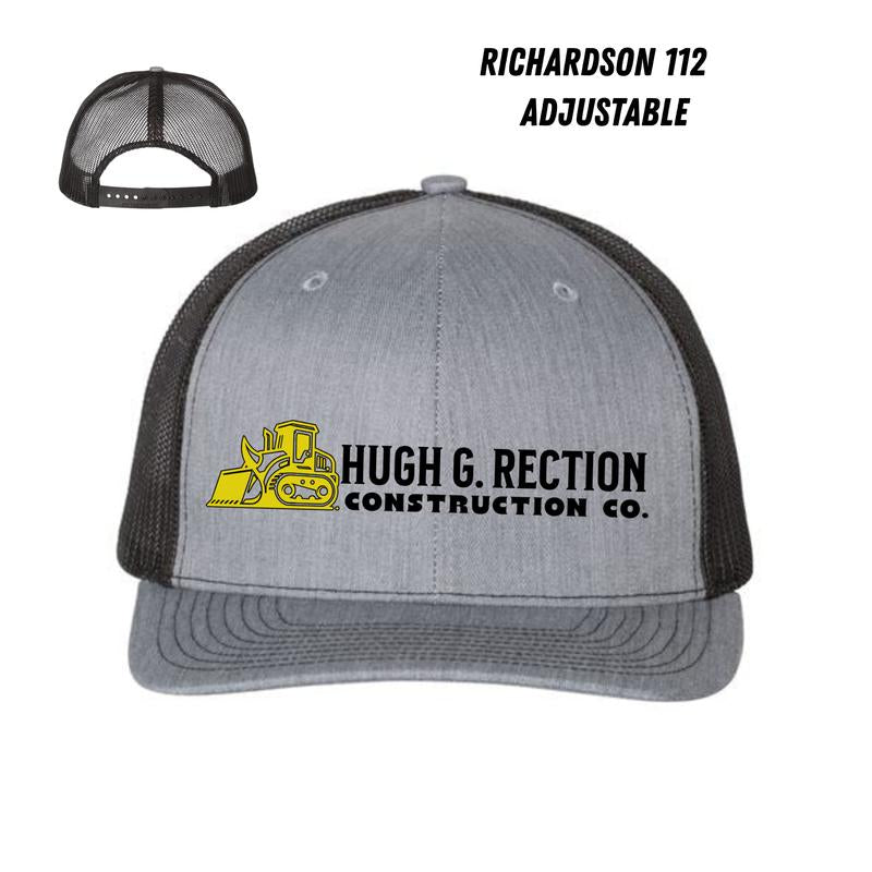 Hugh G Rection Richardson 112 Trucker Hat Mesh Cap for Professionals Cotton Material Comfortable & Breathable Workwear
