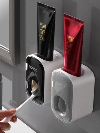 Wall-Mount Automatic Toothpaste Dispenser Set