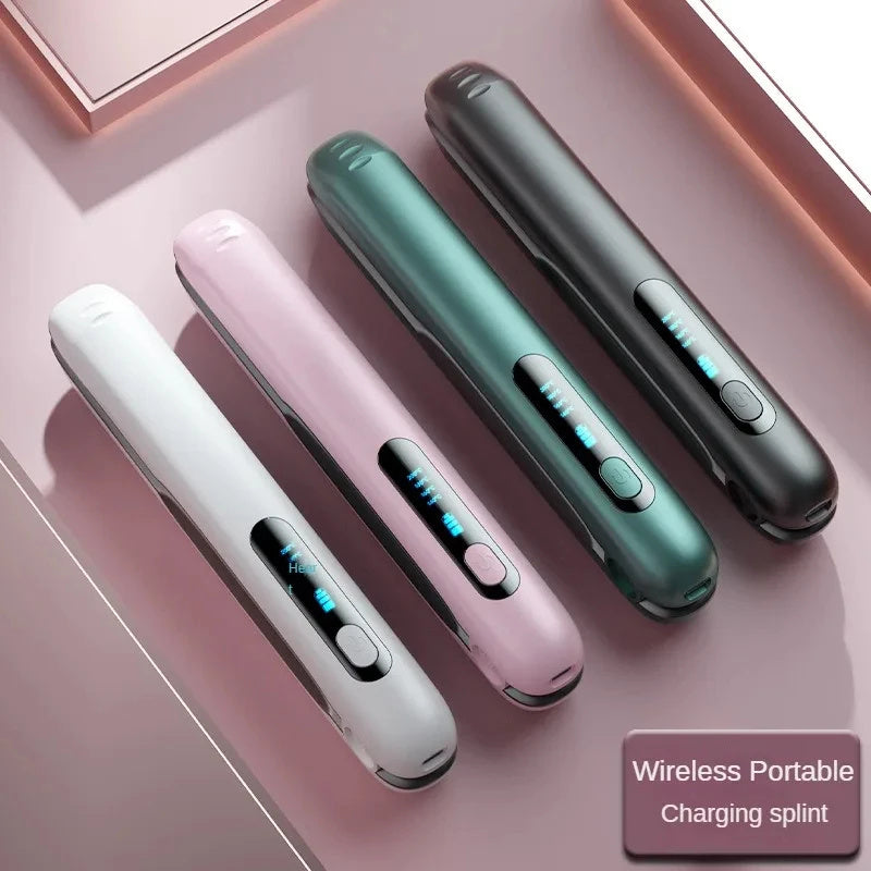 Wireless 2-in-1 Mini Hair Straightener & Curler USB