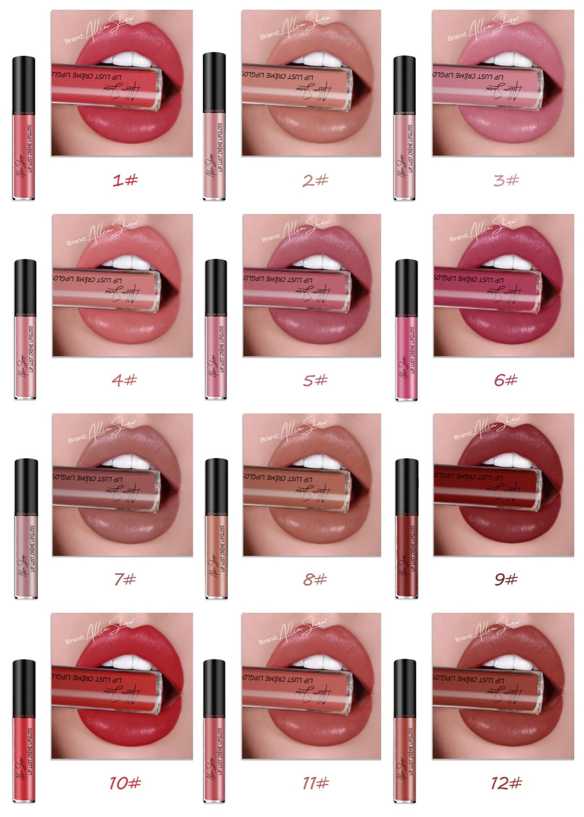 Silky Cream Lip Gloss – Exclusive Cross-Border Lip Glaze