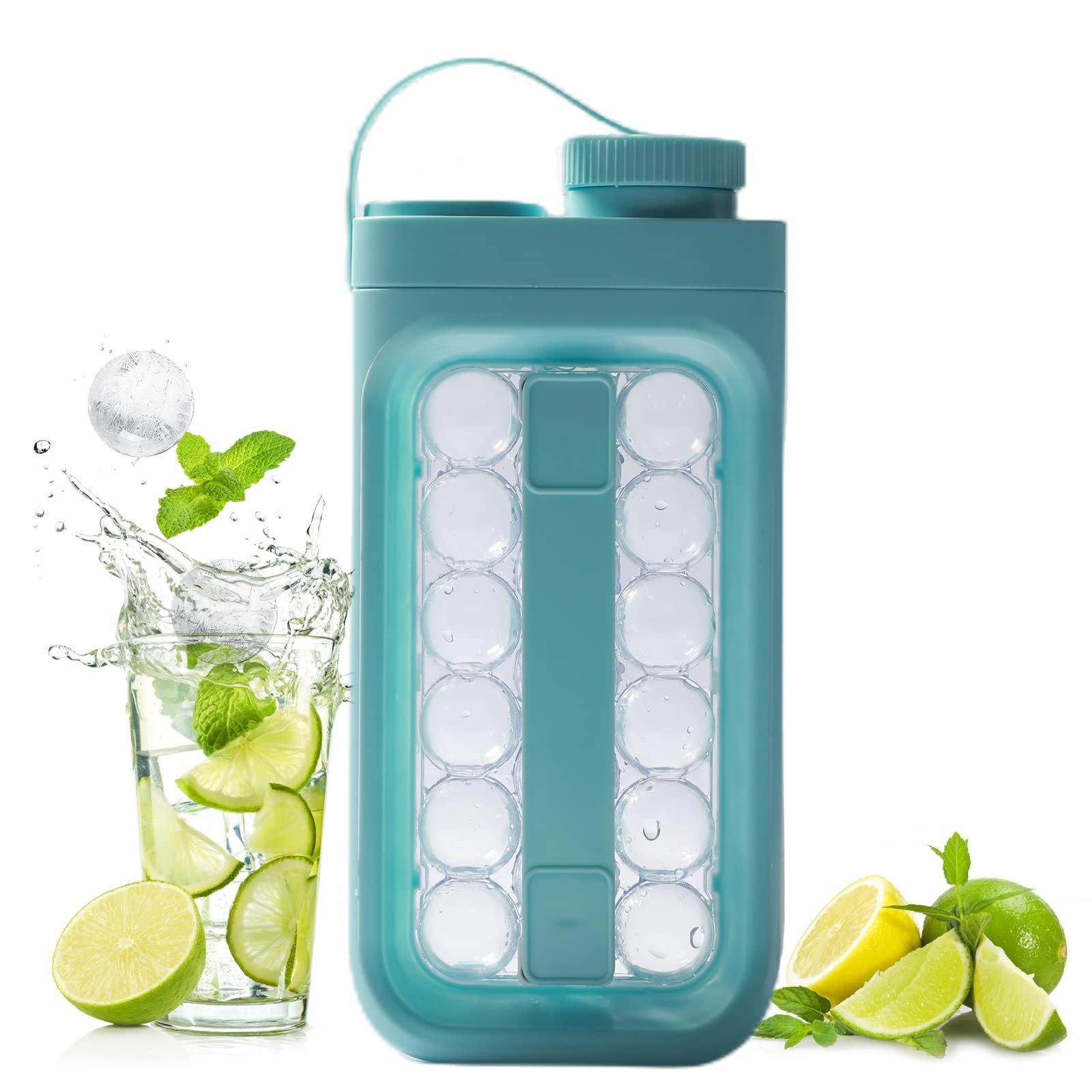 2-in-1 Portable Ice Ball Maker & Cold Kettle